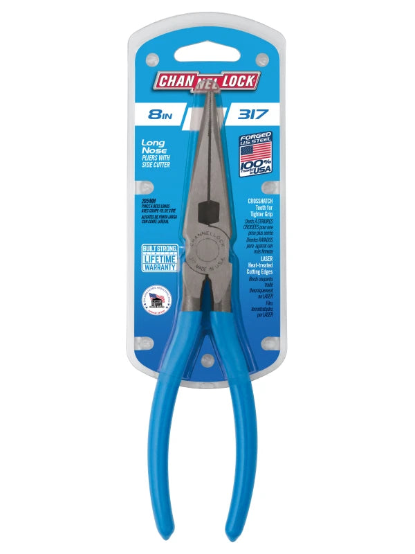 CHANNELLOCK 317 8" Long Nose Pliers - Tool Leaks