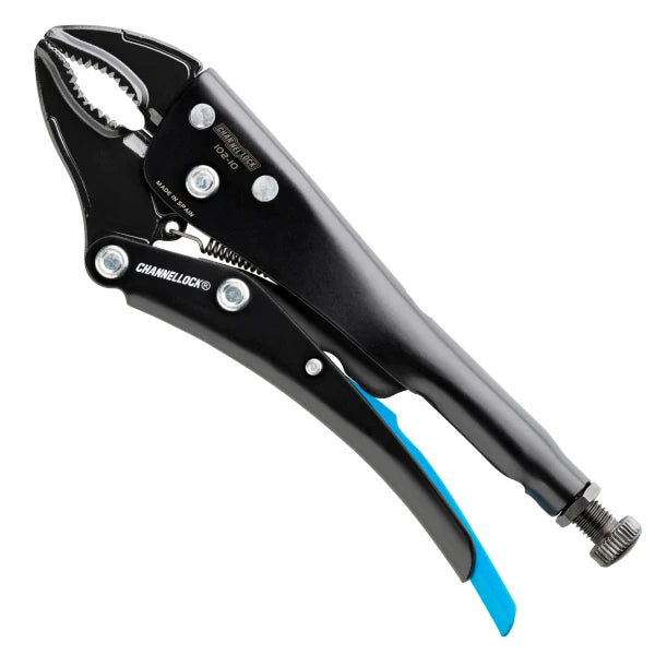 CHANNELLOCK 102-10 10" Locking Pliers, Curved Jaw