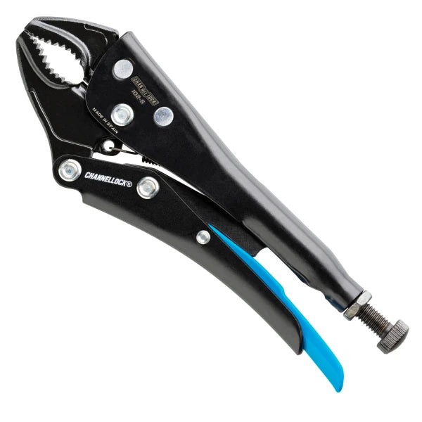 CHANNELLOCK 102-5 5" Locking Pliers, Curved Jaw