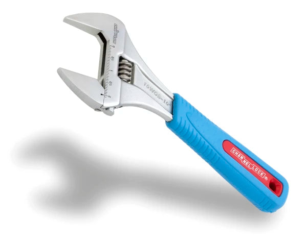 CHANNELLOCK 10WCB 10" CODE BLUE Wide Adjustable Wrench