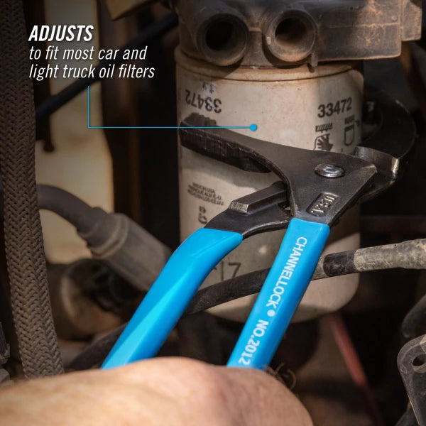 CHANNELLOCK 2012 12" Oil Filter/PVC Pliers