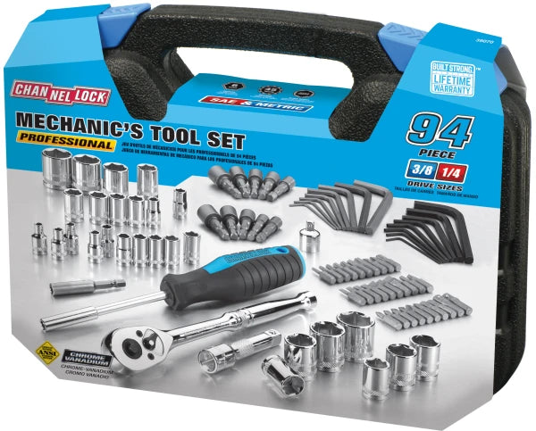 CHANNELLOCK 39070 94-Piece Mechanics tool set