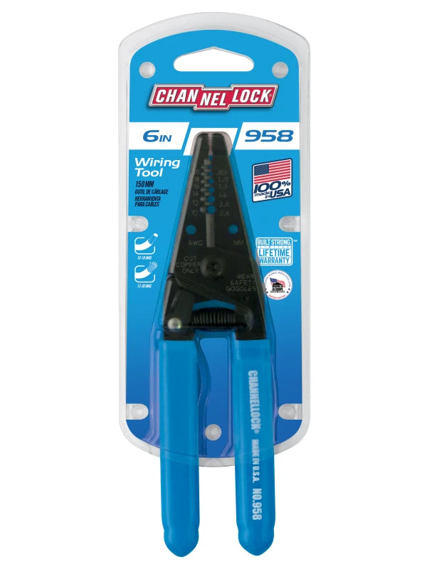 CHANNELLOCK 958 6" Wire Stripper