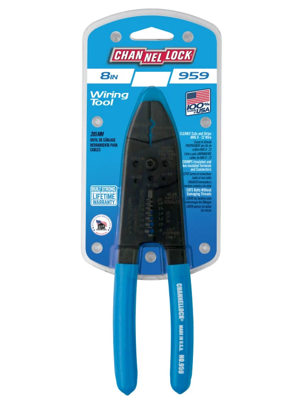 CHANNELLOCK 959 8" Wire Stripper