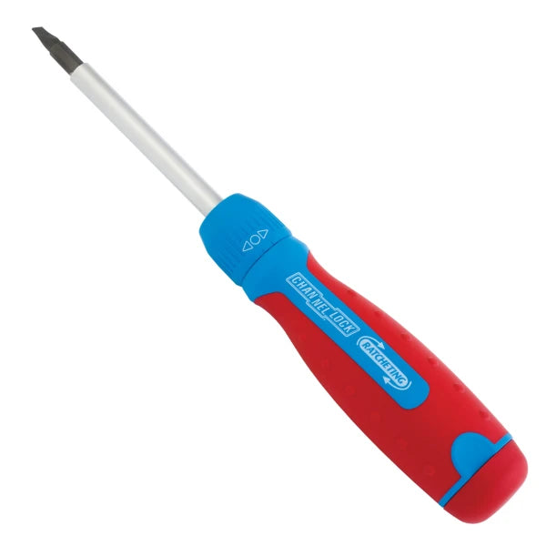 CHANNELLOCK 131CB 13N1 Ratcheting Screwdriver with CODE BLUE Grips - Tool Leaks