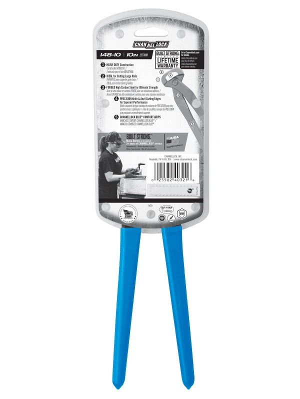 CHANNELLOCK 148-10 10.00" Nipper Cutting Pliers