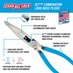 CHANNELLOCK 318I 8" HL Long Nose Pliers, 1000V Insulated - Tool Leaks
