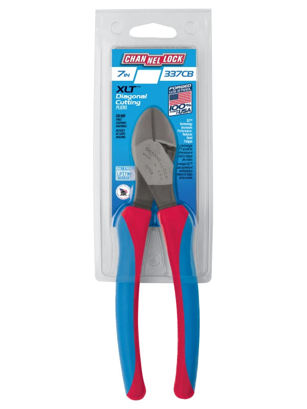 CHANNELLOCK 337CB 7" HL Diagonal Cutting Pliers with CODE BLUE Grips