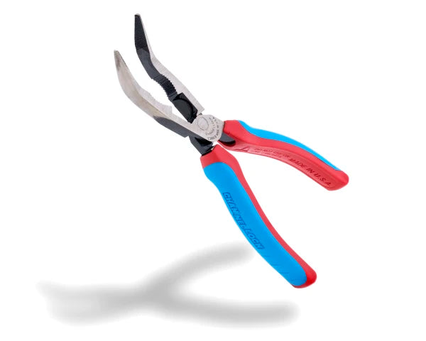 CHANNELLOCK 388CB 8" HL Bent Long Nose Pliers with CODE BLUE Grips