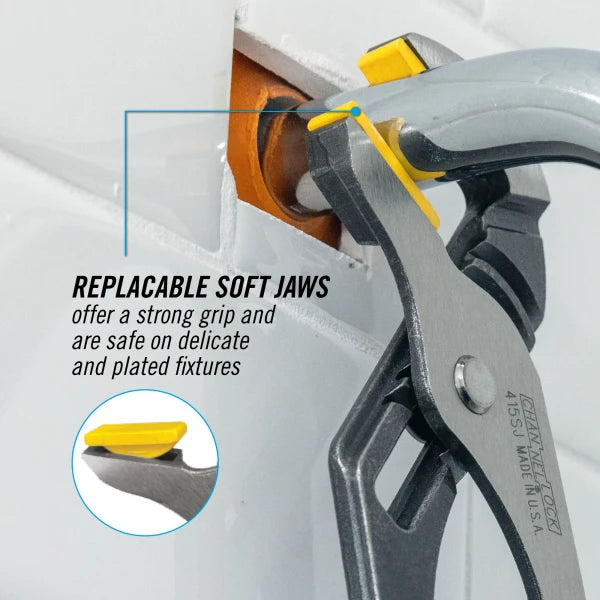 CHANNELLOCK 415SJRP Soft Jaw Replacement Pads for 415SJ - Tool Leaks