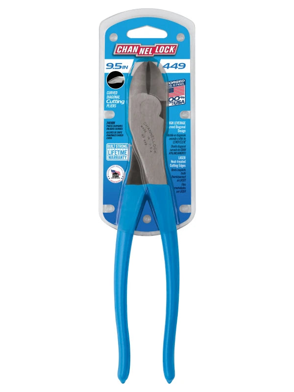 CHANNELLOCK 449 9.5" High-Leverage Diagonal Cutting Pliers