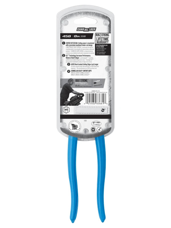 CHANNELLOCK 458 8" High-Leverage Center Cutting Pliers