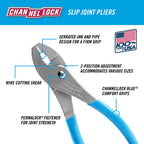 CHANNELLOCK 524 4.5" Slip Joint Pliers - Tool Leaks