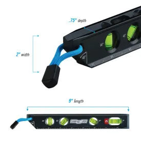 CHANNELLOCK 6200-0010 10" Aluminum Billet Torpedo Level