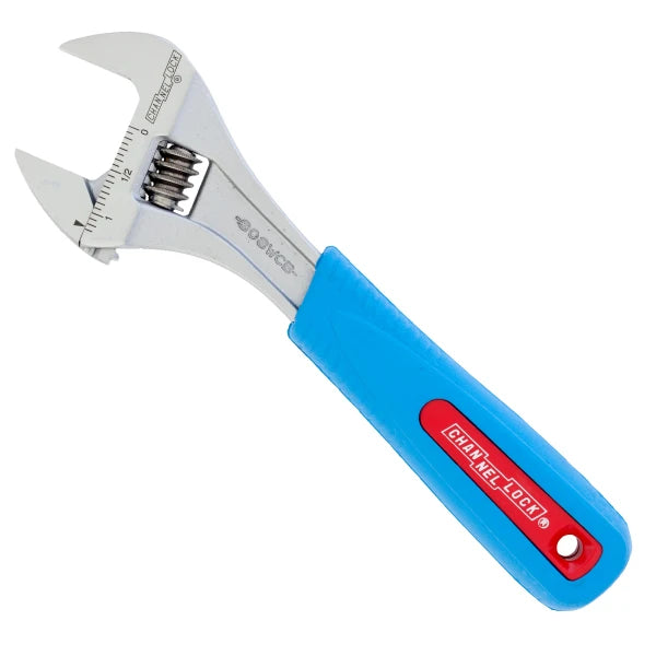 CHANNELLOCK 808WCB 8" CODE BLUE Wide Adjustable Wrench