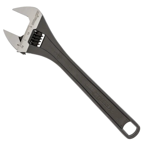 CHANNELLOCK 812NW 12" Wide Adjustable Wrench, Black Phosphate