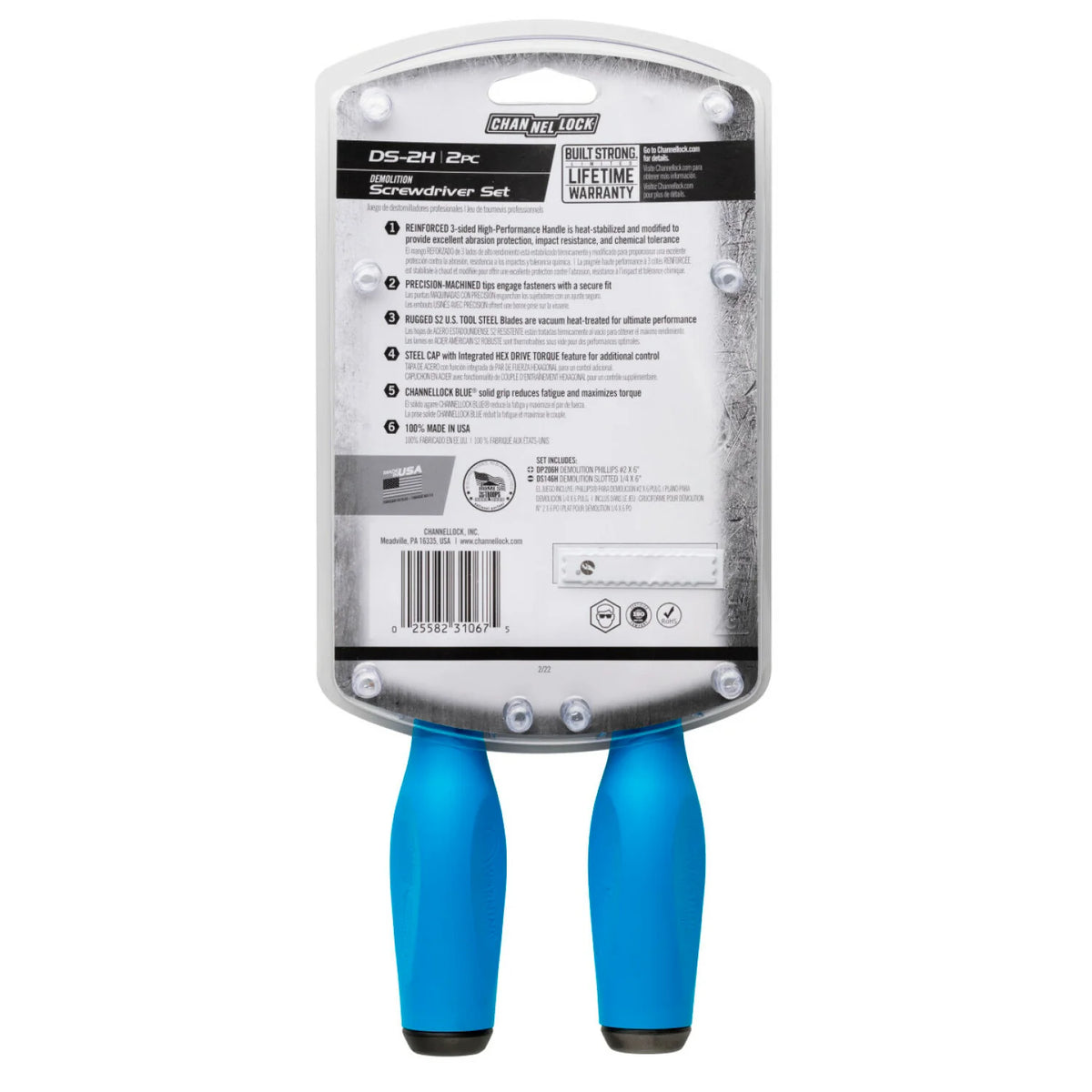 CHANNELLOCK DS-2H 2-Piece Demolition Driver Set
