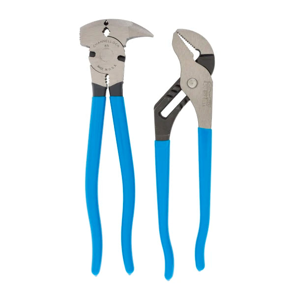 CHANNELLOCK GS-21 2-Piece Fence Tool & Tongue & Groove Pliers Set - Tool Leaks