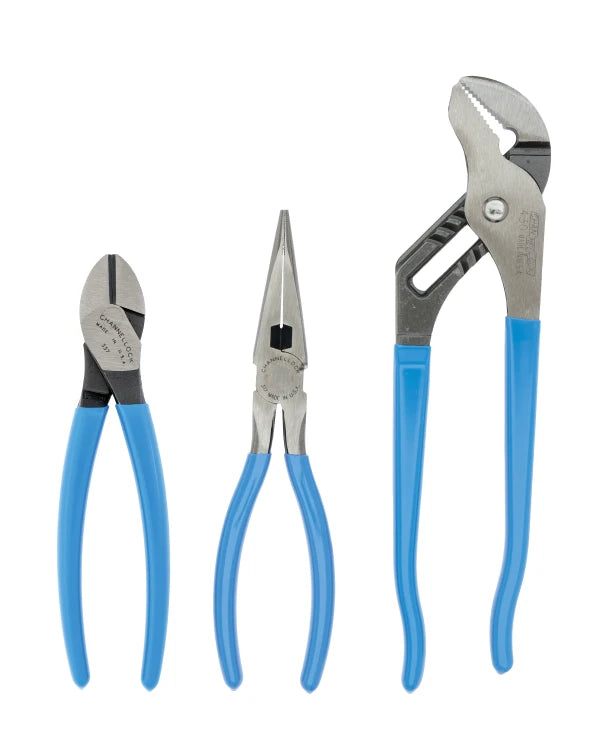 CHANNELLOCK GS-6 3-Piece Pliers Set - Tool Leaks