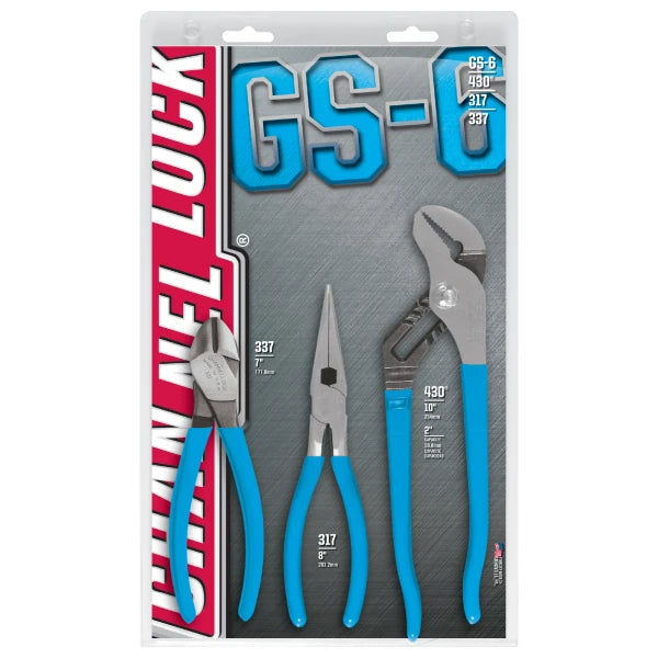 CHANNELLOCK GS-6 3-Piece Pliers Set - Tool Leaks