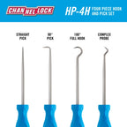 CHANNELLOCK HP-4H 4-Piece Precision Hook & Pick Set - Tool Leaks
