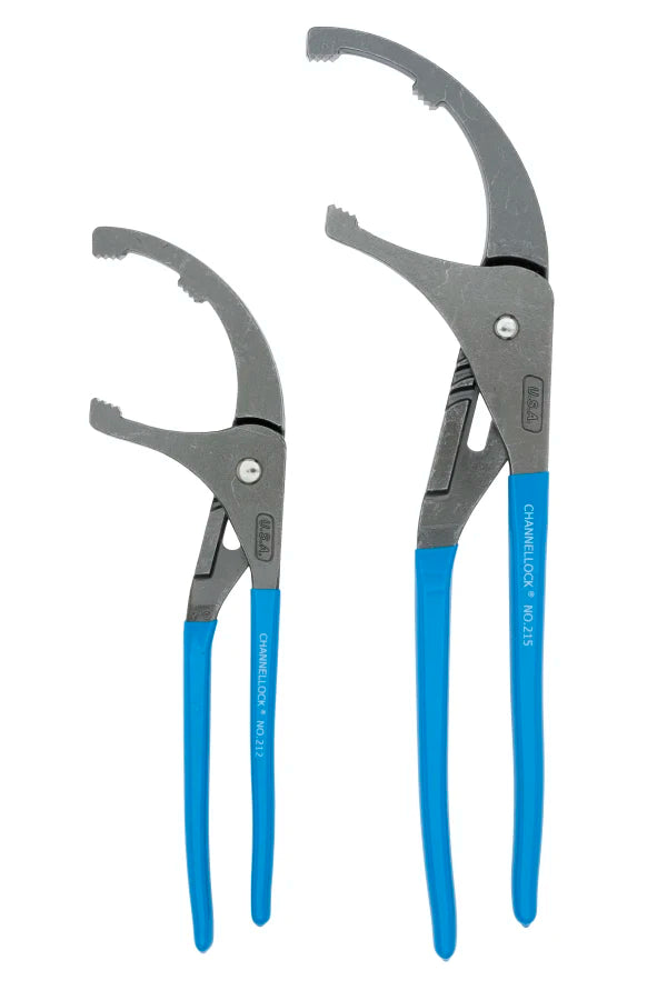 CHANNELLOCK OF-1 2-Piece Oil Filter/PVC Pliers Set