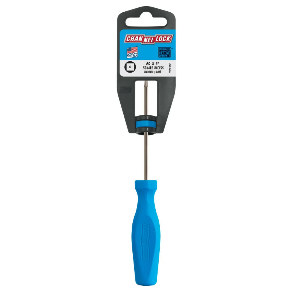 CHANNELLOCK R030H Square Recess #0 x 3"