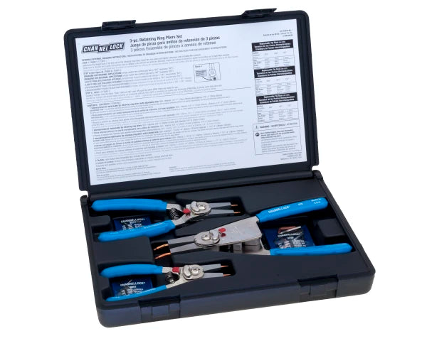 CHANNELLOCK RT-3 3-Piece Retaining Ring Pliers Set