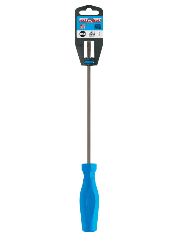 CHANNELLOCK S148H Slotted 1/4" x 8" Screwdriver