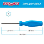 CHANNELLOCK T082H Torx T8 x 2.5" Screwdriver - Tool Leaks
