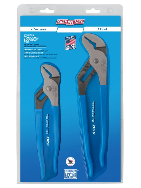 CHANNELLOCK TG-1 2-Piece Tongue & Groove Set