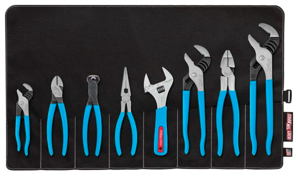 CHANNELLOCK TOOL ROLL-8 8-Piece Professional Tool Set