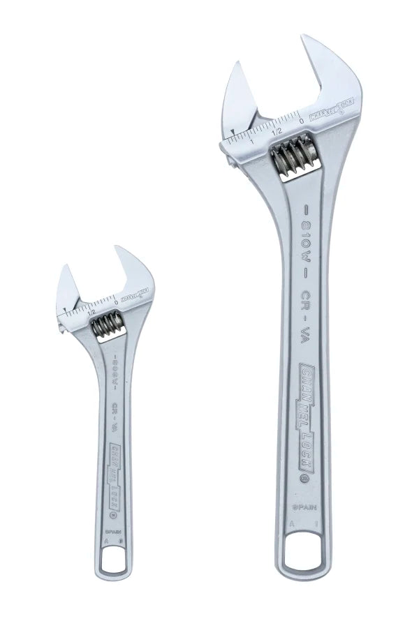 CHANNELLOCK WS-2 2-Piece Adjustable Wrench Set