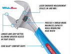 CHANNELLOCK WS-2WCB 2-Piece CODE BLUE Adjustable Wrench Set - Tool Leaks