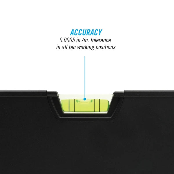 CHANNELLOCK 5200-0024 24" Professional Grade Box Level