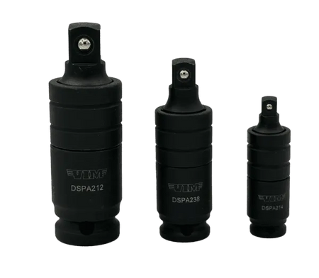 VIM Tools DSPA200 3-Piece Impact Dual Swivel Pinless Adapter Set