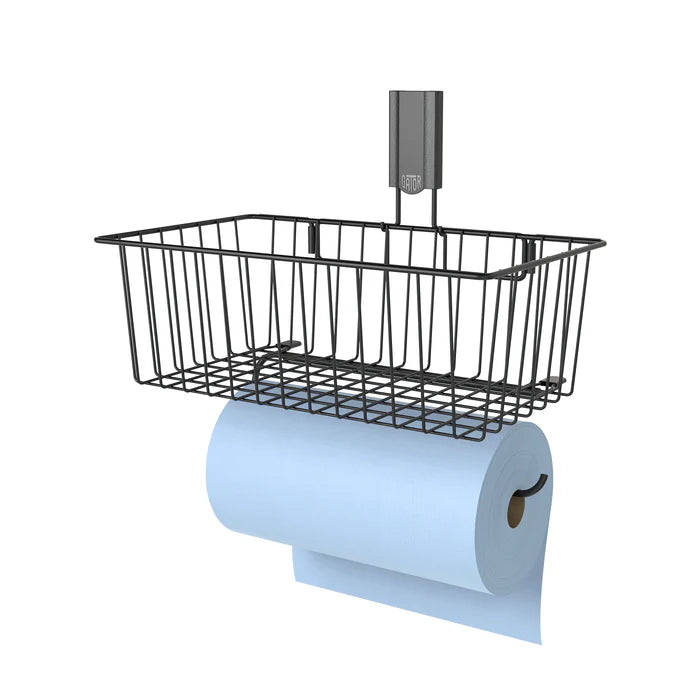 Gator Magnetics 300058 14 In. Black Magnetic Basket With Towel Holder