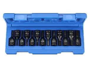 Grey Pneumatic 1298HC 13-Piece 3/8" Drive SAE & Metric Hex Driver Bit Socket Set - Tool Leaks