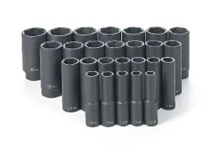 Grey Pneumatic 1326MD 26-Piece 1/2" Drive Metric Deep Socket Set - Tool Leaks