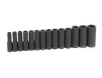 Grey Pneumatic 1412MD 14-Piece 1/2" Drive Metric Deep Socket Set - Tool Leaks