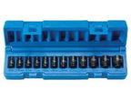Grey Pneumatic 9712MG 12-Piece 1/4" Drive Metric Magnetic Impact Socket Set - Tool Leaks