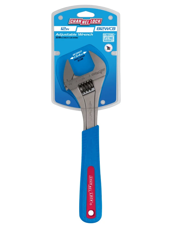 CHANNELLOCK 812WCB 12" CODE BLUE Wide Adjustable Wrench