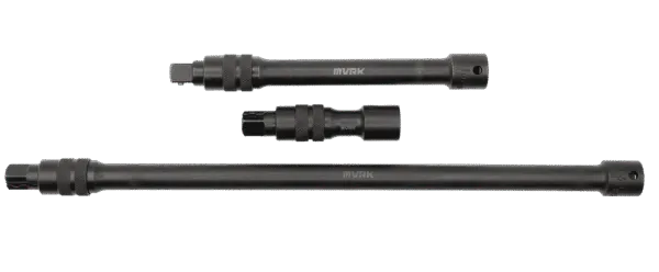 VIM Tools ILEX600USA 3-Piece, Mvrk, 3/8" Impact Locking Extension Set - Made In USA