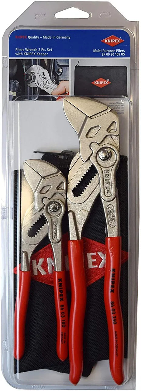 KNIPEX 9K 00 80 109 US 2-Piece Pliers Wrench Set - Tool Leaks