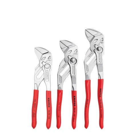 KNIPEX 00 20 06 US2 3-Piece Pliers Wrench Set - Tool Leaks