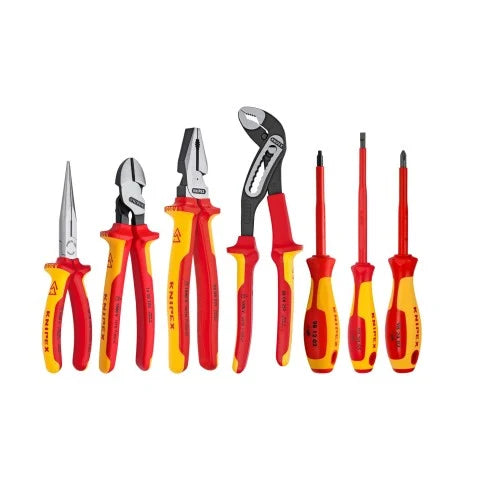 KNIPEX 9K 98 98 26 US 7-Piece Pliers & Driver 1000V Pouch Set