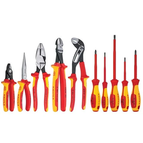 KNIPEX 9K 98 98 31 US 10-Piece Pliers & Driver 1000V Case Set - Tool Leaks