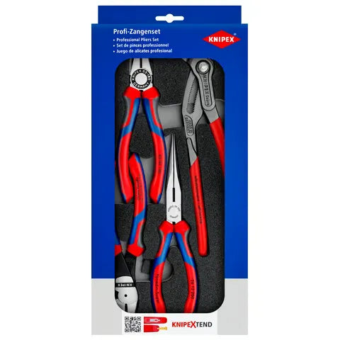 KNIPEX 00 20 01 V15 4-Piece Pliers Set - Tool Leaks
