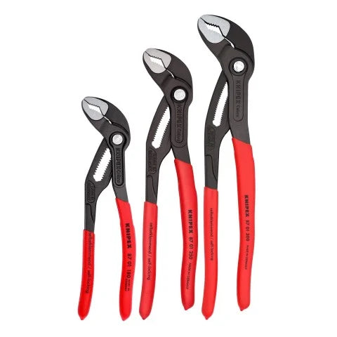 KNIPEX 00 20 09 V01 3-Piece Cobra Pliers Set