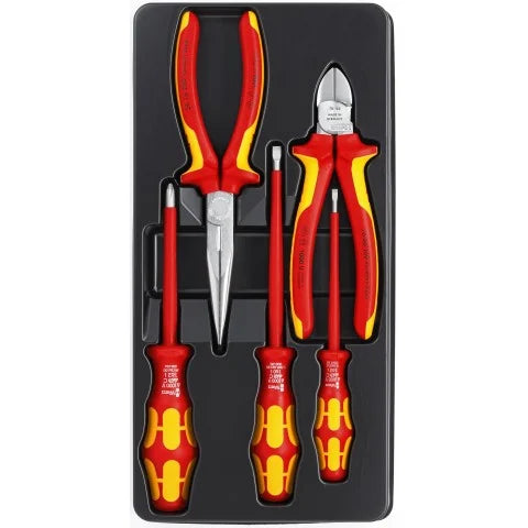 KNIPEX 9K 98 98 21 US 5-Piece Pliers & Driver 1000V Set - Tool Leaks